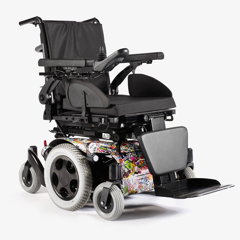 Designfolie für Elektrorollstühle (Variante 1)