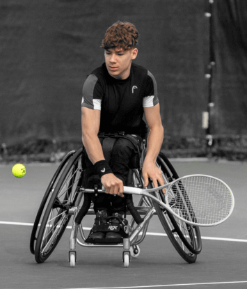 Maximilian Taucher in Aktion