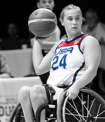 Lindsey Zurbrugg in Aktion