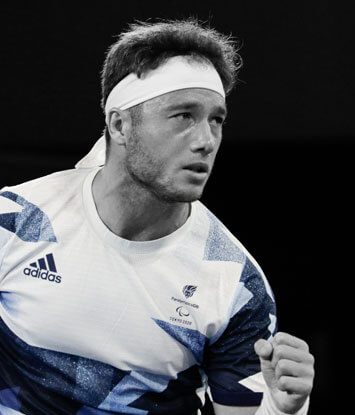 Alfie Hewett in Aktion