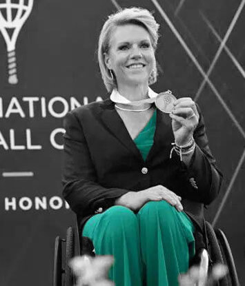 Ester Vergeer in Aktion