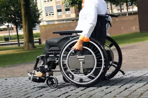 WheelDrive – Elektrischer Rollstuhlantrieb